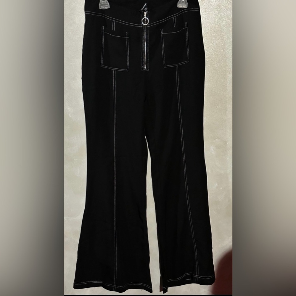 Fashion Nova Black Wide Leg Pants